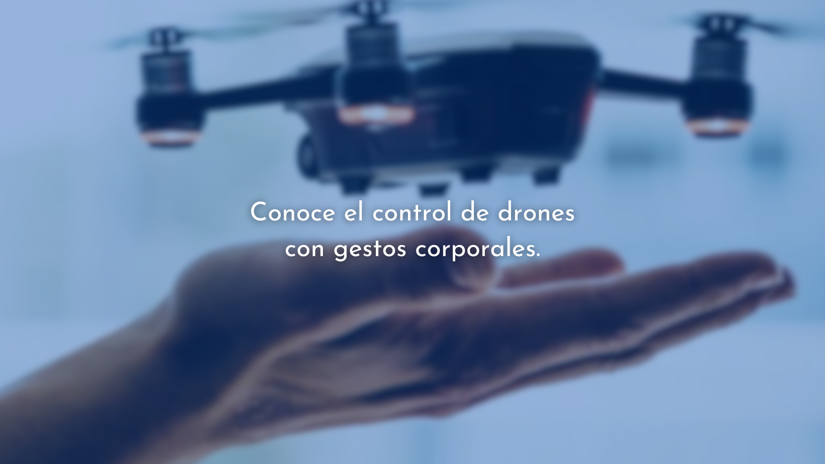 Control de drones con gestos corporales